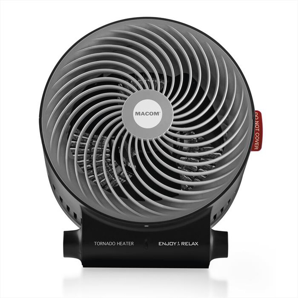 "MACOM - Termoventilatore TORNADO HEATER-nero"