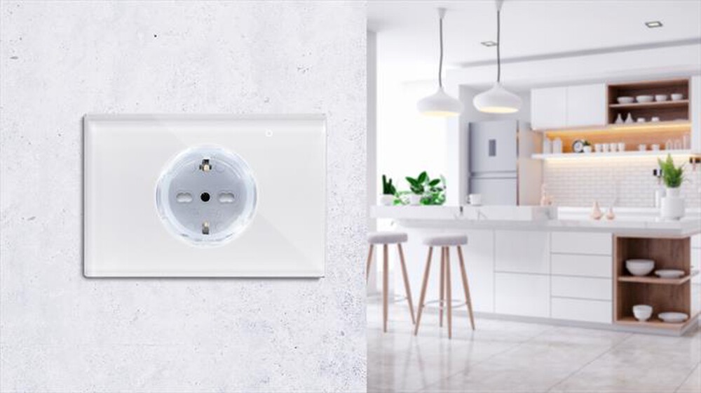 "IOTTIE - Presa intelligente da muro OSWITW-Bianco"