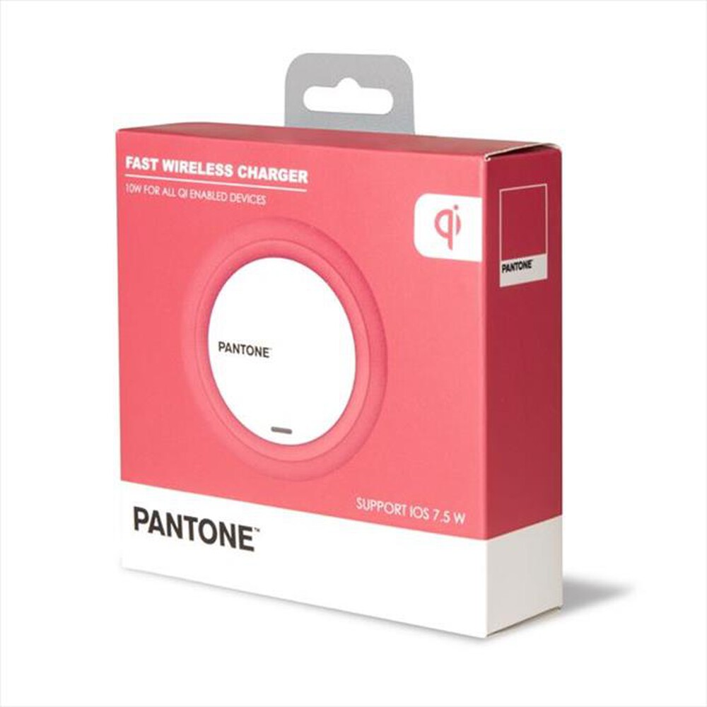 "PANTONE - PT-WC001P - QI WIRELESS CHARGER-ROSA/PLASTICA"