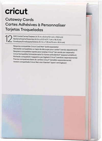 CRICUT - CHAWAY CARDS PASTELLO R40,  CRICUT - CHAWAY CARDS PASTELLO R40