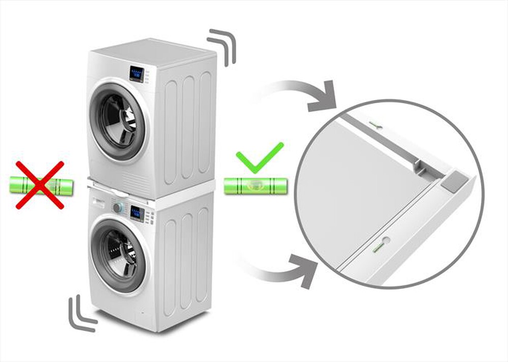 Immagine del prodotto MELICONI - KIT DI SOVRAPPOSIZIONE 656129-Bianco