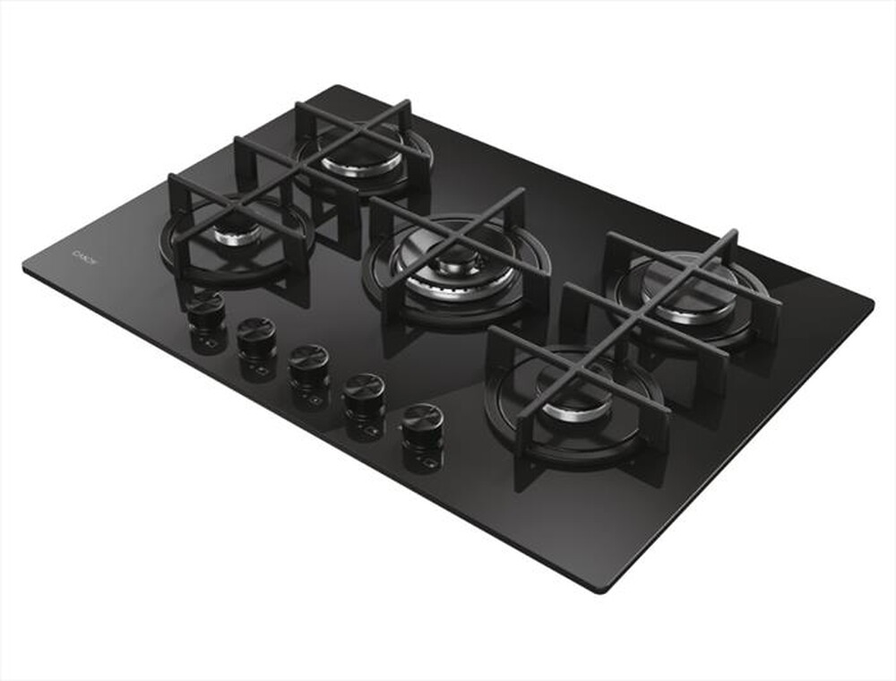 "CANDY - Piano cottura a gas CVG74WTB 75 cm-Black"