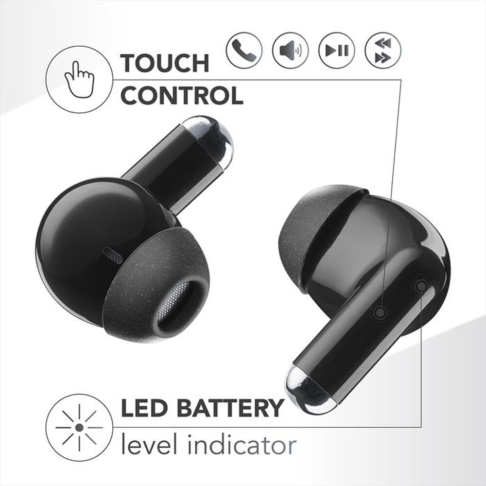 Immagine del prodotto MUSIC SOUND - Auricolare Bluetooth in-ear DRIFT-Nero
