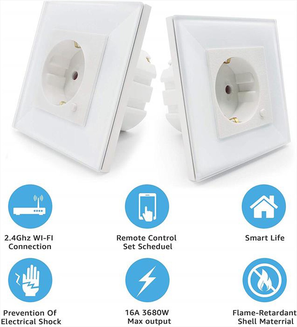 Immagine del prodotto WOOX - EU SMART WALL SOCKET-Bianco