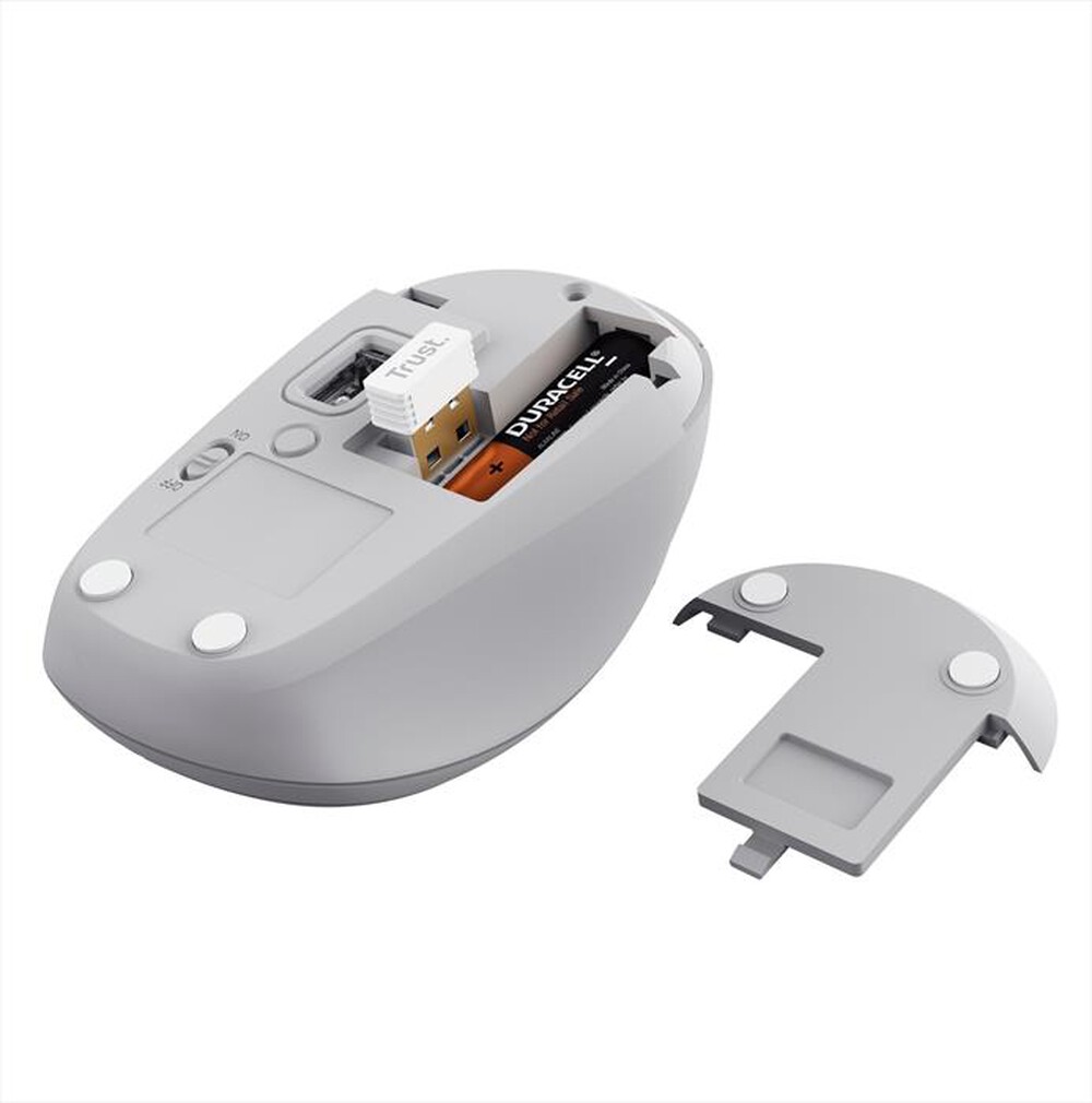 Immagine del prodotto TRUST - YVI+ MULTI-DEVICE WIRELESS MOUSE-White