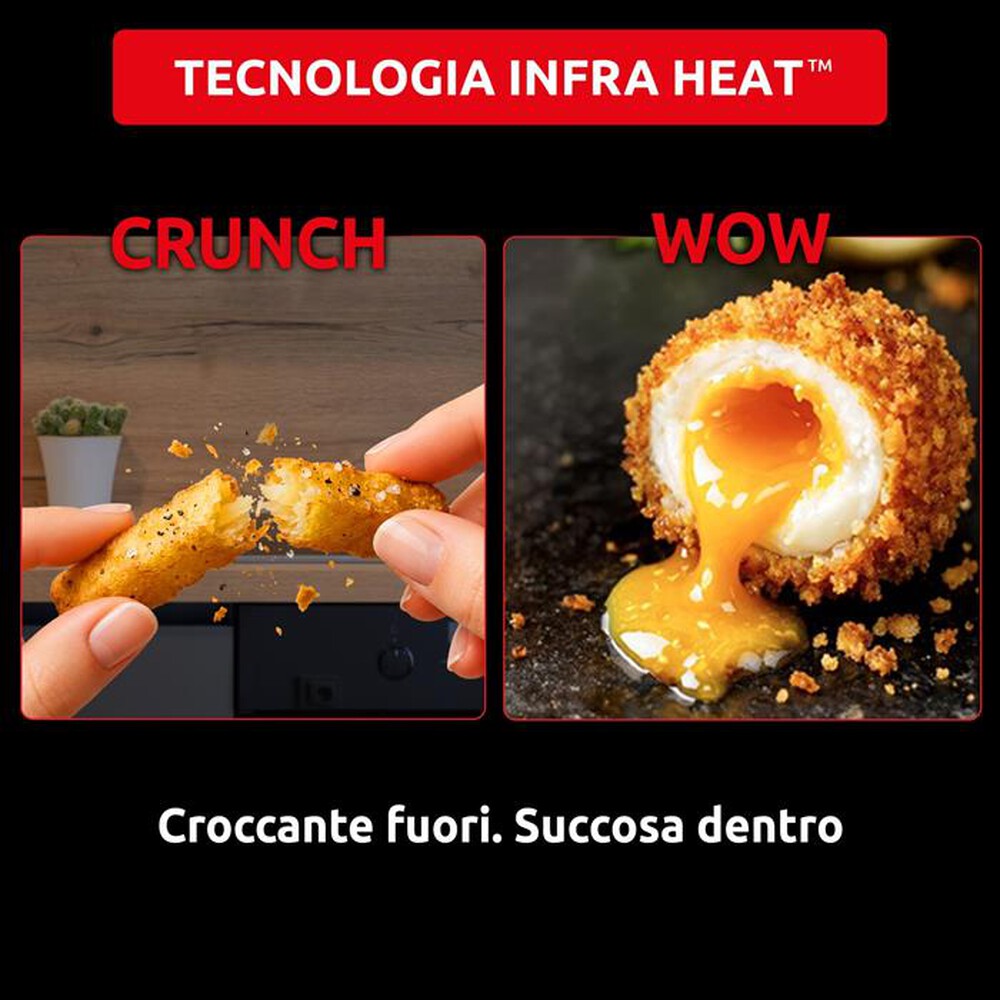 Immagine del prodotto MOULINEX - Friggitrice aria doppia Ever Fry XXL Dual EZ9478F0-Nero