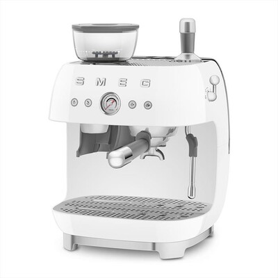 SMEG - Macchina Caffè Espresso e macinacaffè EGF03WHEU-Bianco