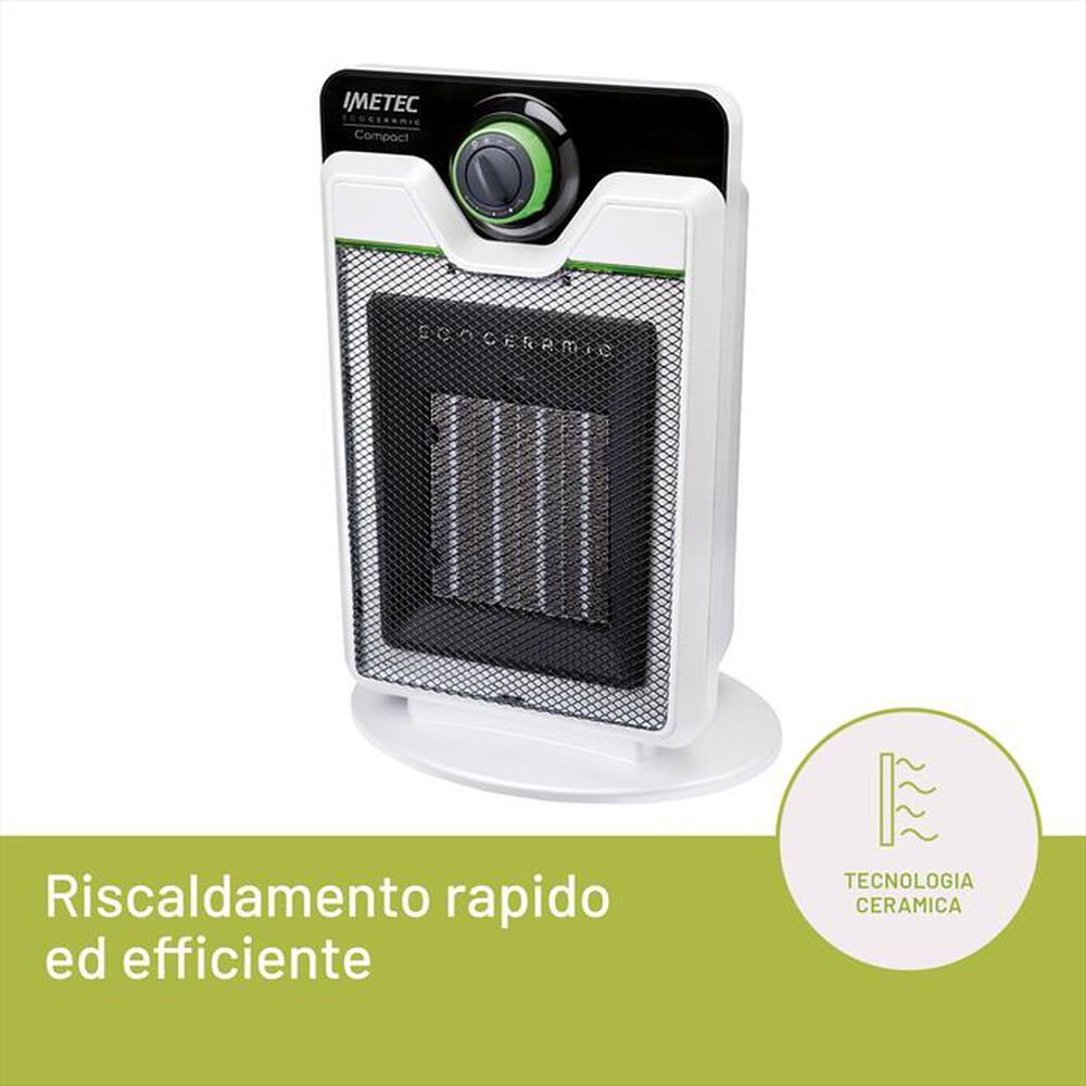 Immagine del prodotto IMETEC - Termoventilatore COMPACT-bianco e nero