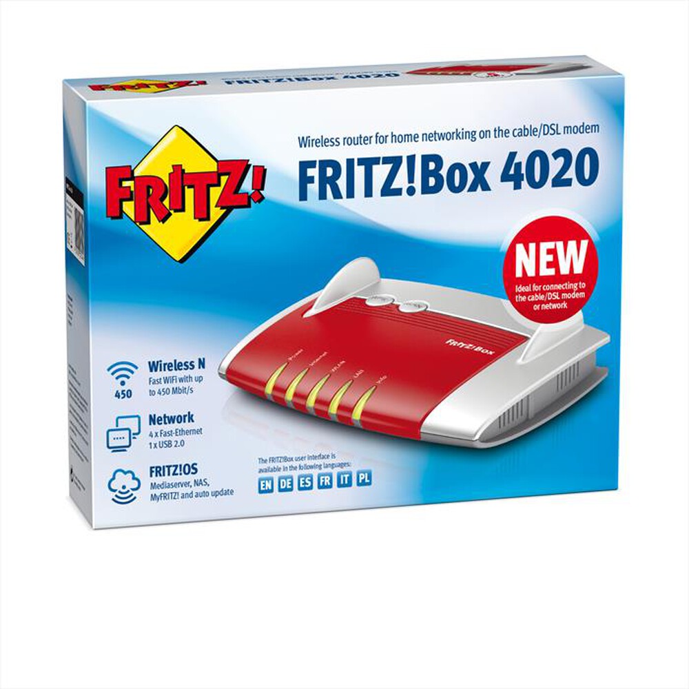 "FRITZ! - Box 4020 - Rosso/Grigio"