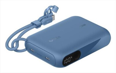 BELKIN - Power Bank 10000 mAh, 2 porte USB-C-Blu