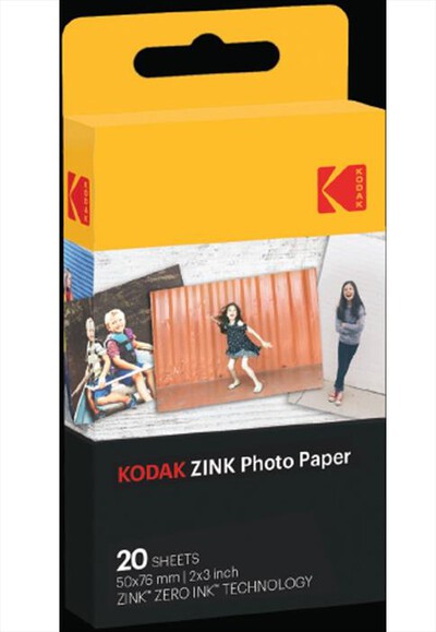 KODAK - Carta Zink 2X3" 20pz-Bianco