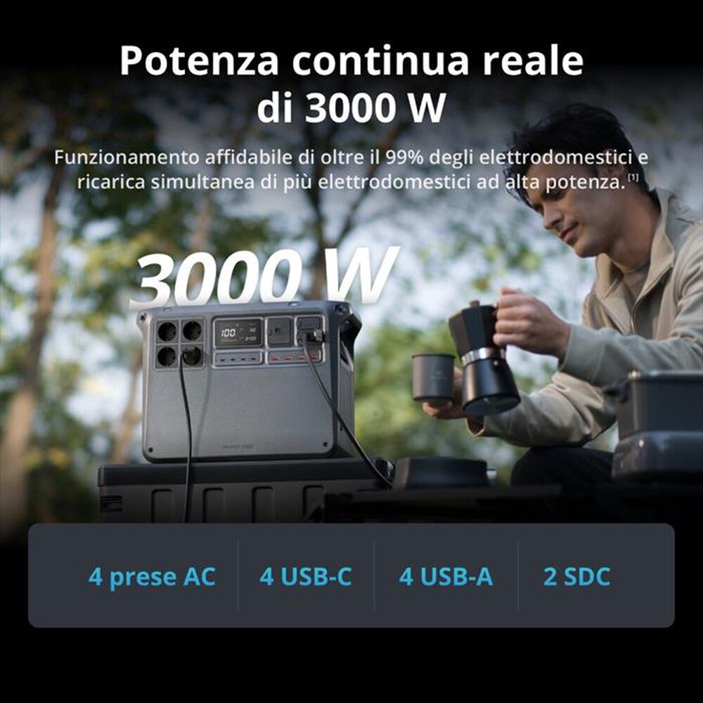 Immagine del prodotto DJI - Stazione di alimentazione portatile POWER 2000-GRIGIO SCURO