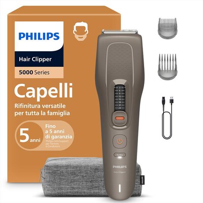 PHILIPS - Regolacapelli SERIE 5000 HC5722/15-Marrone