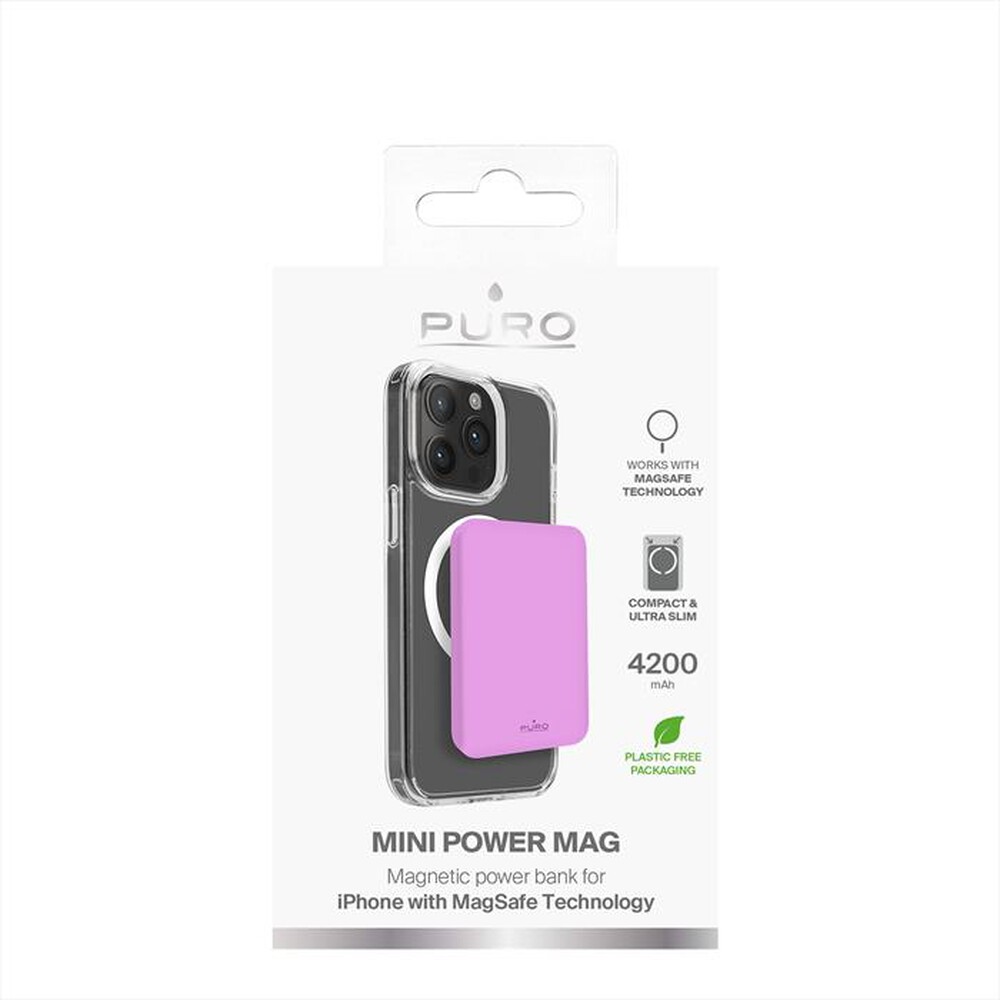 Immagine del prodotto PURO - Powerbank PUFCBB40P2MAGPINK-Coraltastic
