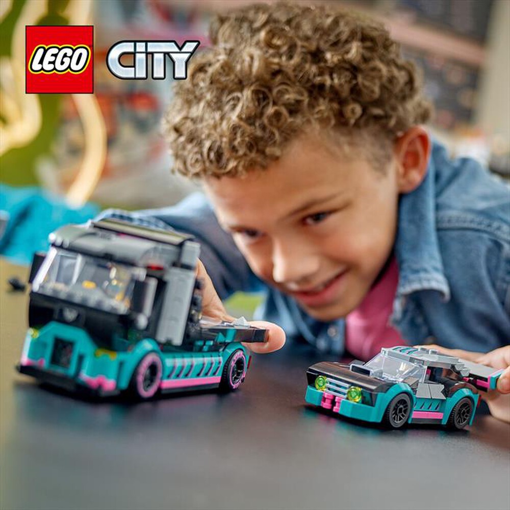 Immagine del prodotto LEGO - CITY Auto da corsa e trasportatore 60406