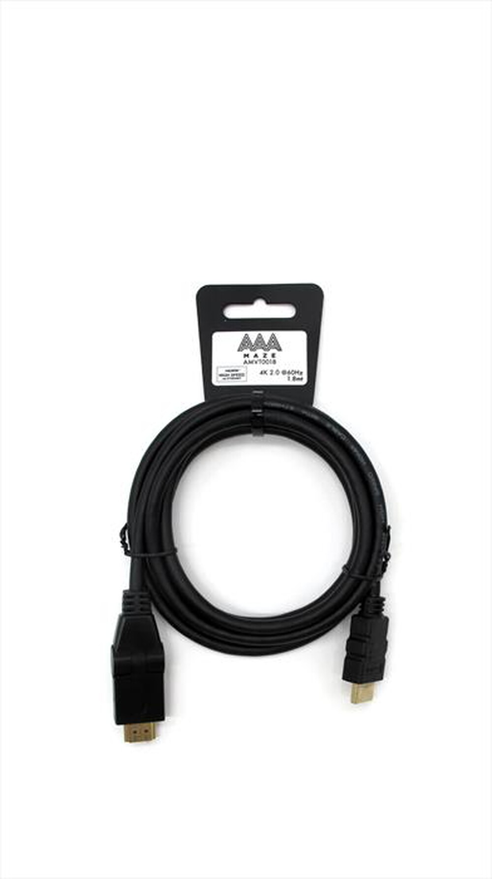 "AAAMAZE - HDMI 2.0 4K CON CONNETTORE SNODATO"