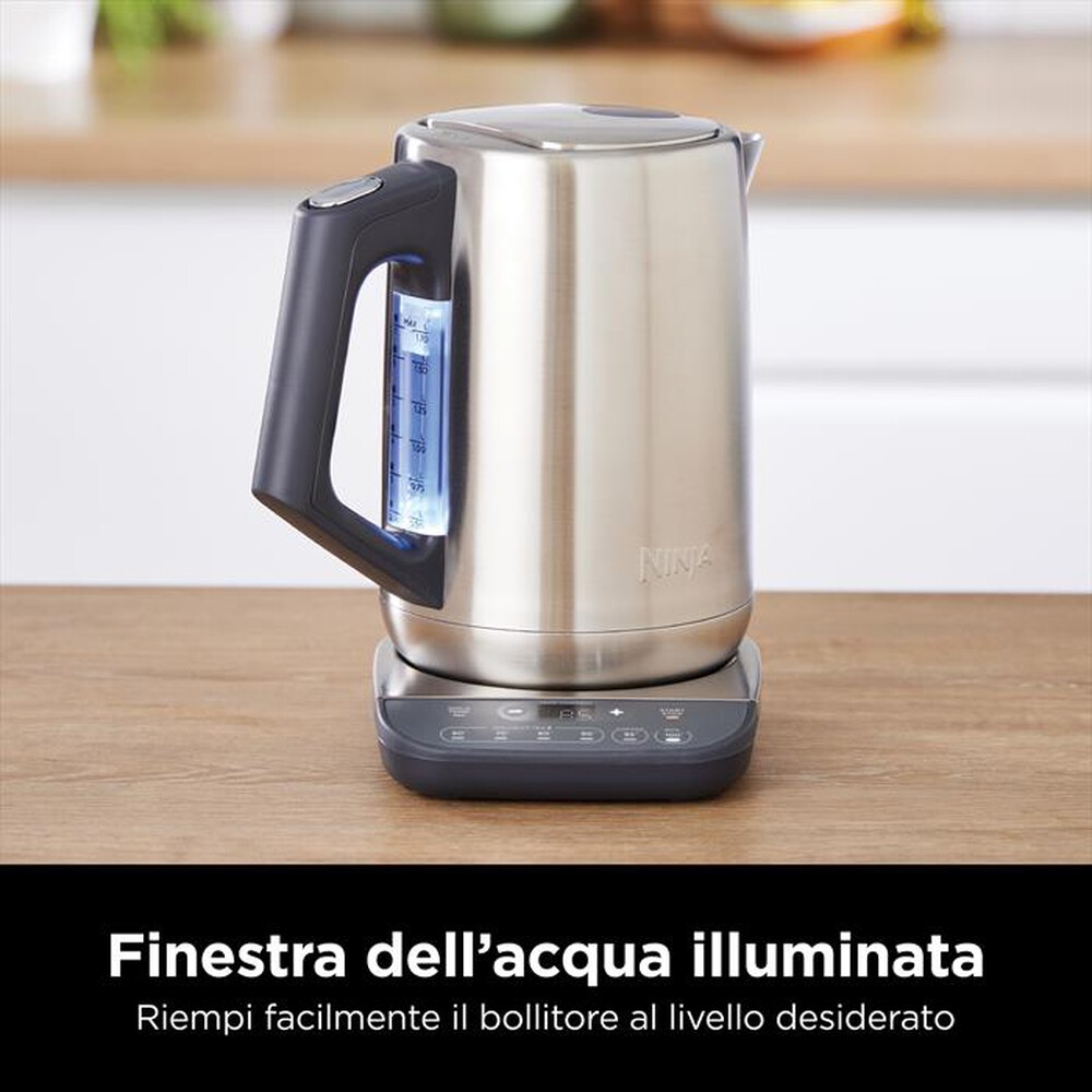 "NINJA - Bollitore KT201EU PRECISION TEMP. ELECTRIC KETTLE-ACCIAIO"