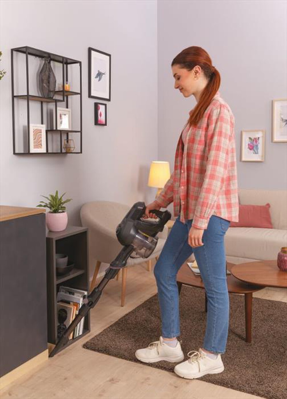"HOOVER - Scopa elettrica HF103X 011-Titanio"