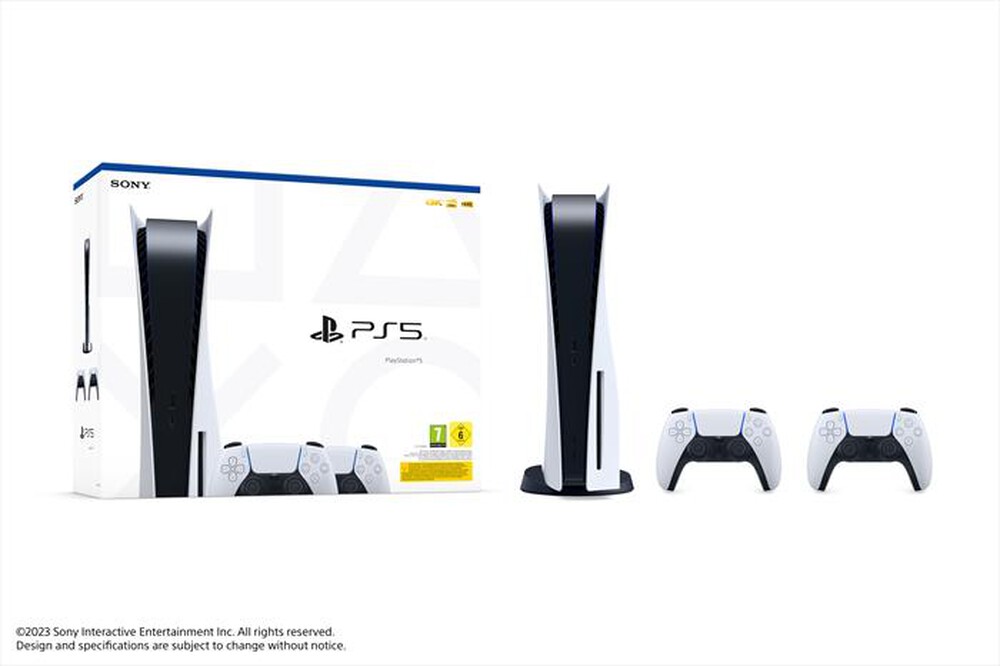 "SONY COMPUTER - PS5 STANDARD C + DUALSENSE WHITE"