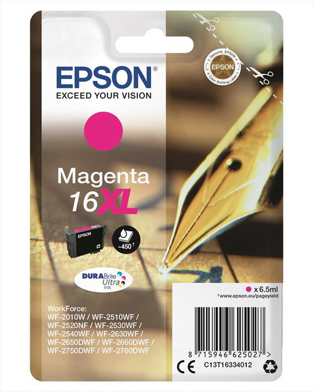 Immagine del prodotto EPSON - C13T16334022-Magenta