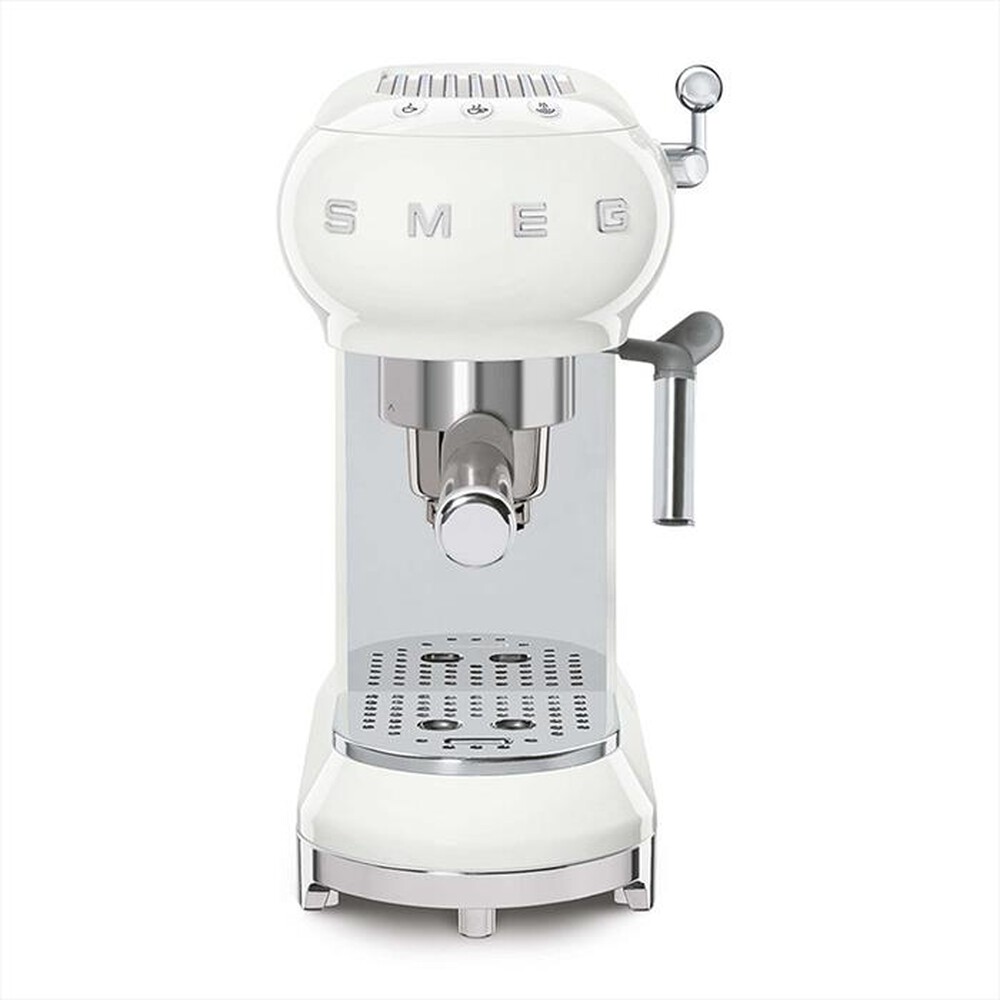 "SMEG - Macchina da Caffè Manuale 50's Style – ECF01WHEU-bianco"
