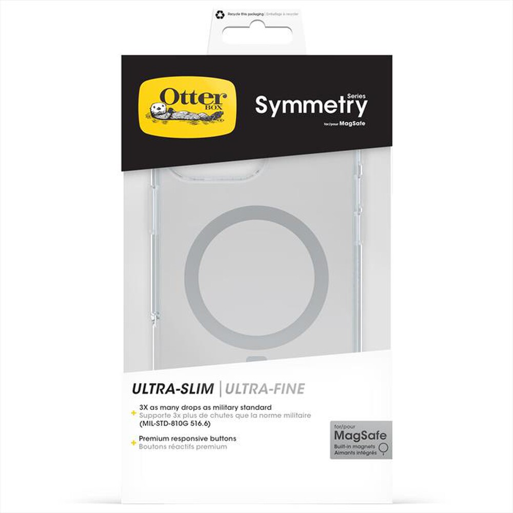 Immagine del prodotto OTTERBOX - SYMMETRY CLEAR MAGSAFE CUSTODIA IPHONE 16 PRO MAX-Trasparente