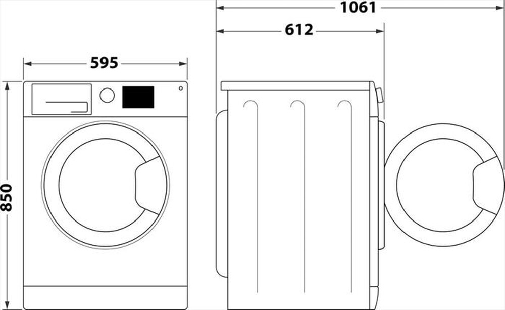 Immagine del prodotto INDESIT - Lavatrice BWE 91497X WV IT 9 Kg Classe B
