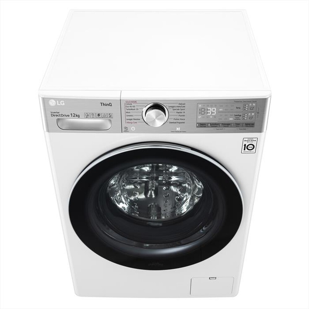 "LG - Lavasciuga F4DV912H2EA 12/8 Kg Classe E-Bianco"