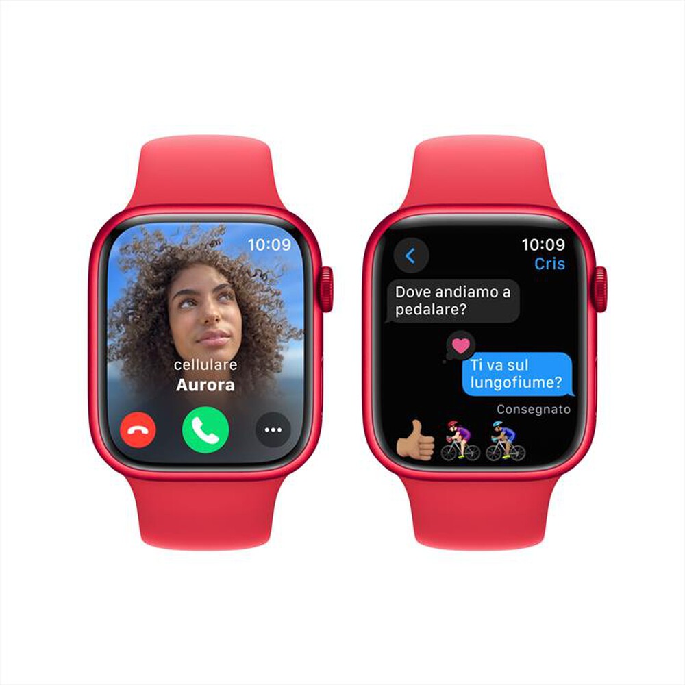 "APPLE - Watch Series 9 GPS Cassa 45mm - M/L-(PRODUCT)RED"