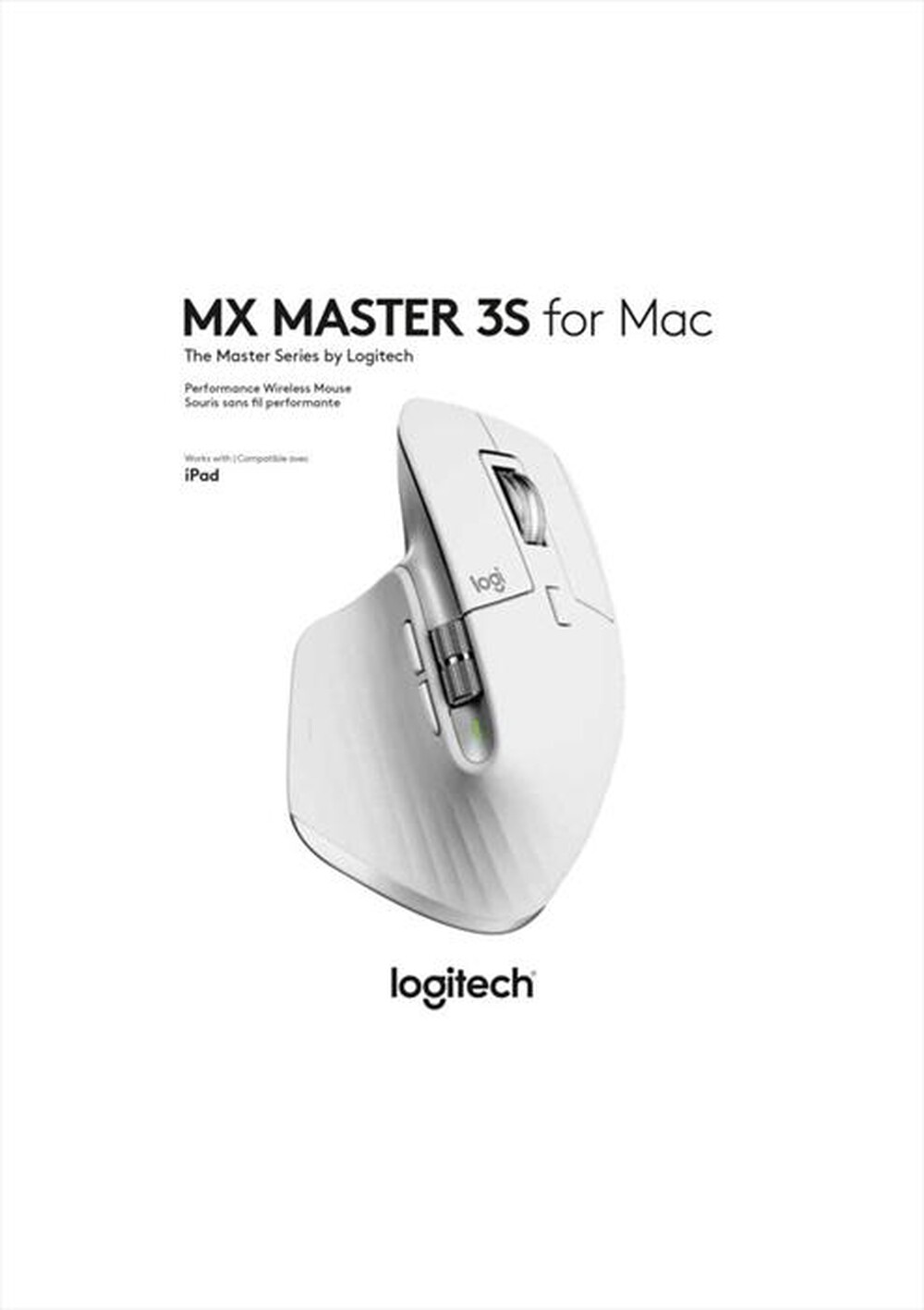 Immagine del prodotto LOGITECH - Mouse MX Master 3S For Mac-Pale Grey