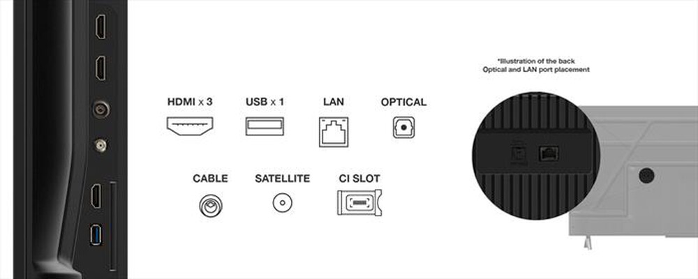 Immagine del prodotto TCL - Smart TV LED 4K 50" 50T69C-Nero