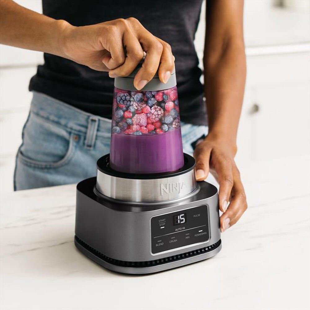 "NINJA - Frullatore 2 in 1 POWER NUTRI CB100EU-GRIGIO/NERO"