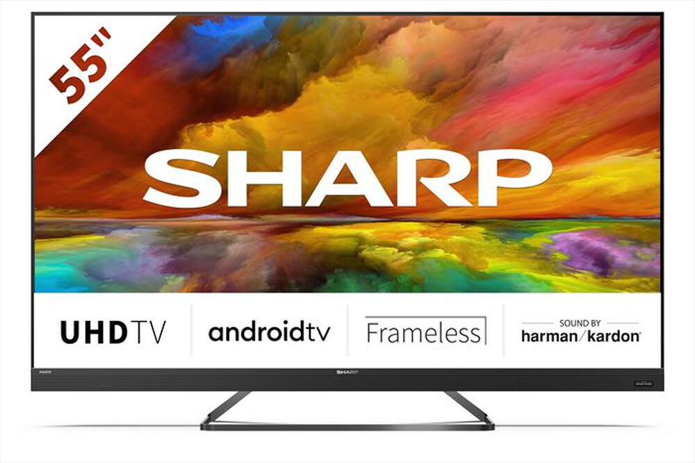 Immagine del prodotto SHARP - Smart TV Q-LED UHD 4K 55" 55EQ3EA-Nero