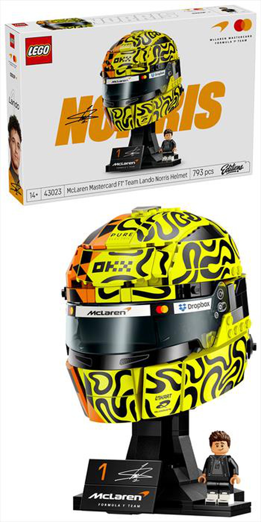 Immagine del prodotto LEGO - EDITIONS Casco di Lando Norris McLaren - 43023