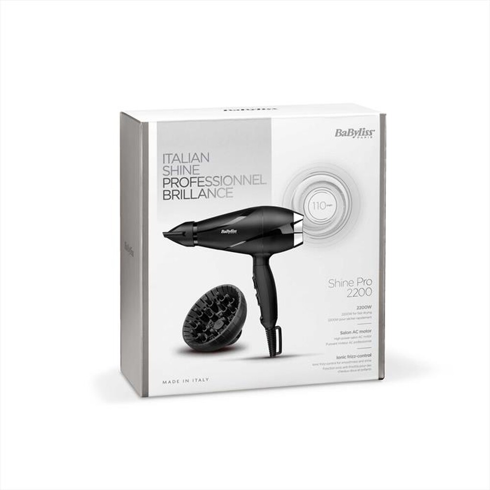 "BABYLISS - 6713DE-Nero/Argento"
