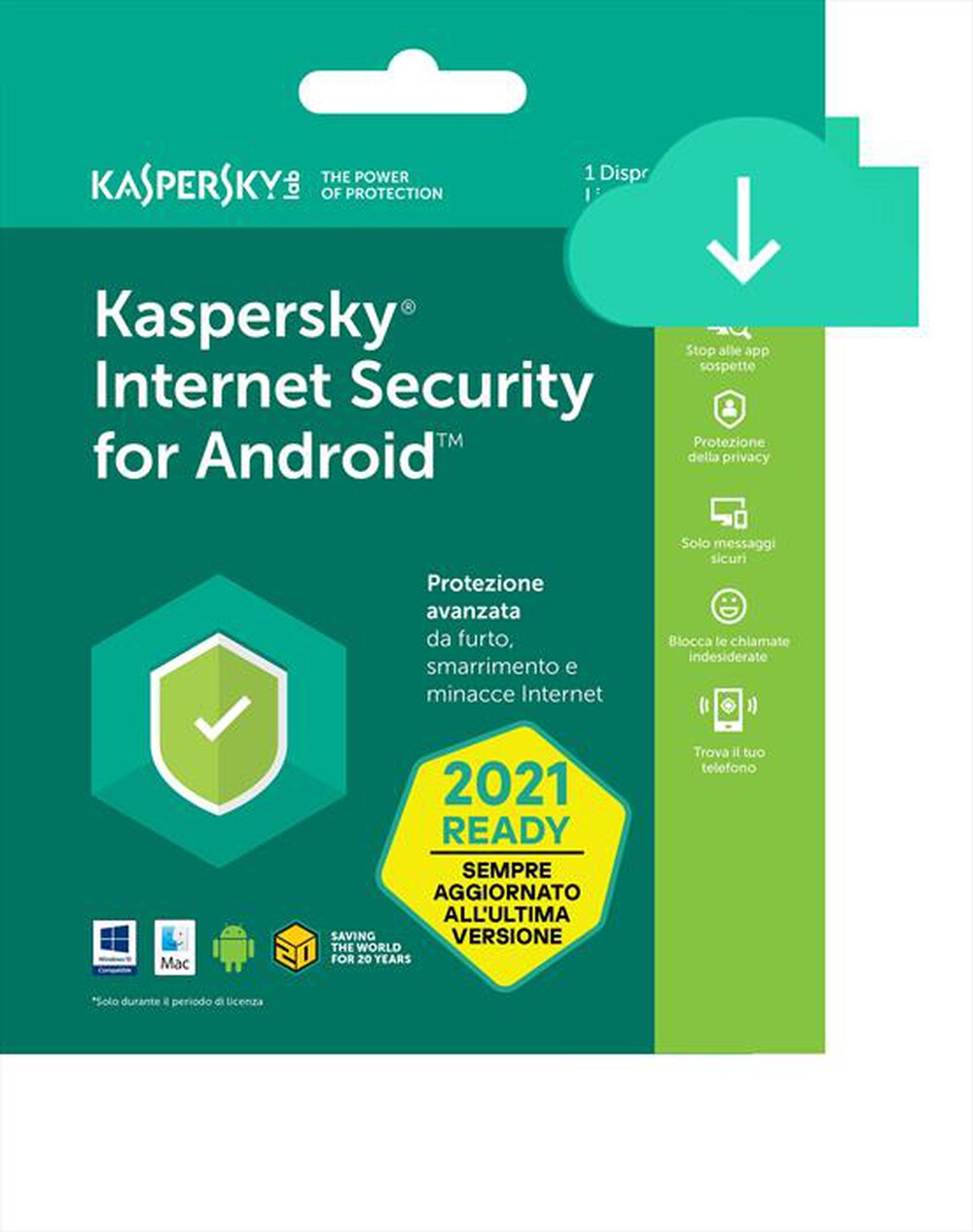 "KASPERSKY - Internet Security for Android – 1 user - "