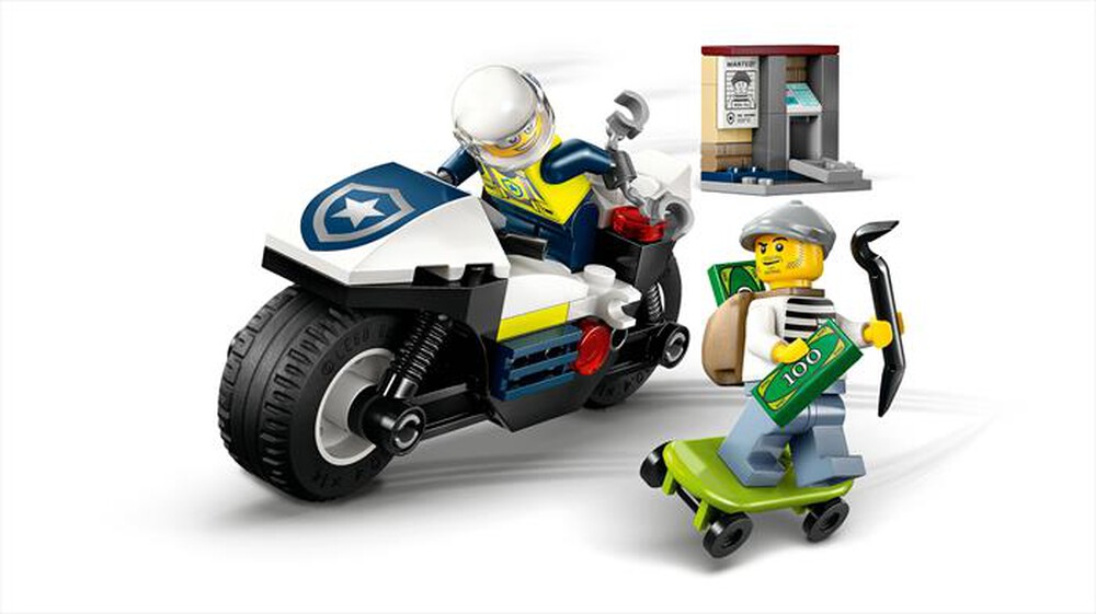 "LEGO - CITY Inseguimento della moto della Polizia - 60455"