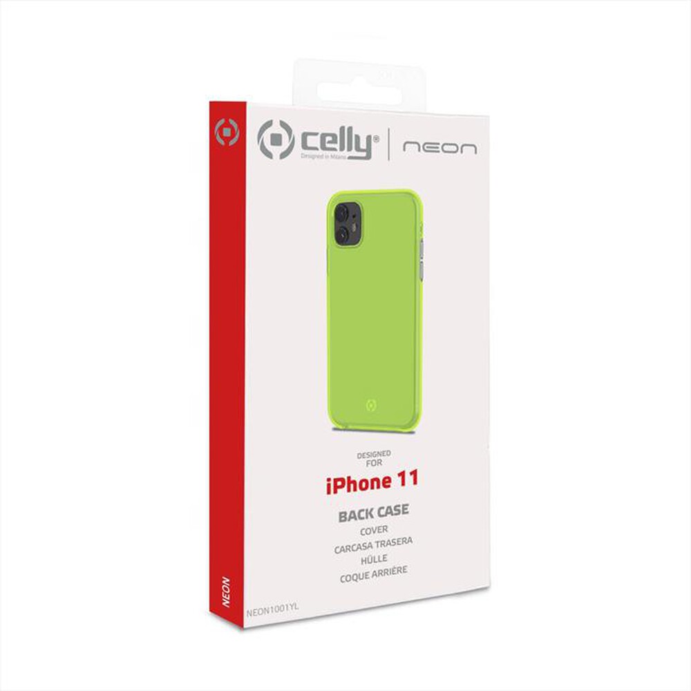 "CELLY - NEON1001YL - NEON IPHONE 11-Giallo/TPU"