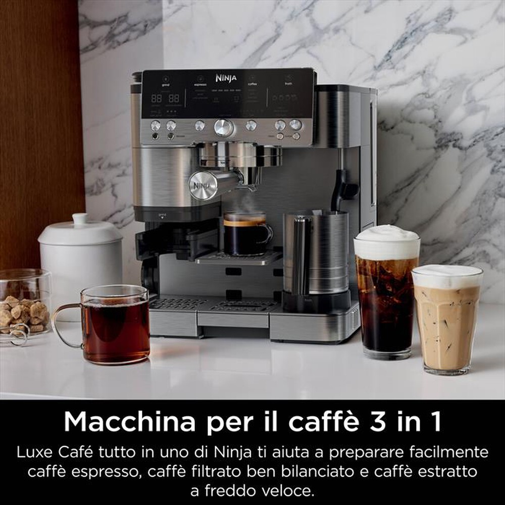 Immagine del prodotto NINJA - MACCHINA DA CAFF&Egrave; LUXE CAF&Eacute; PREMIER 3IN1-Argento