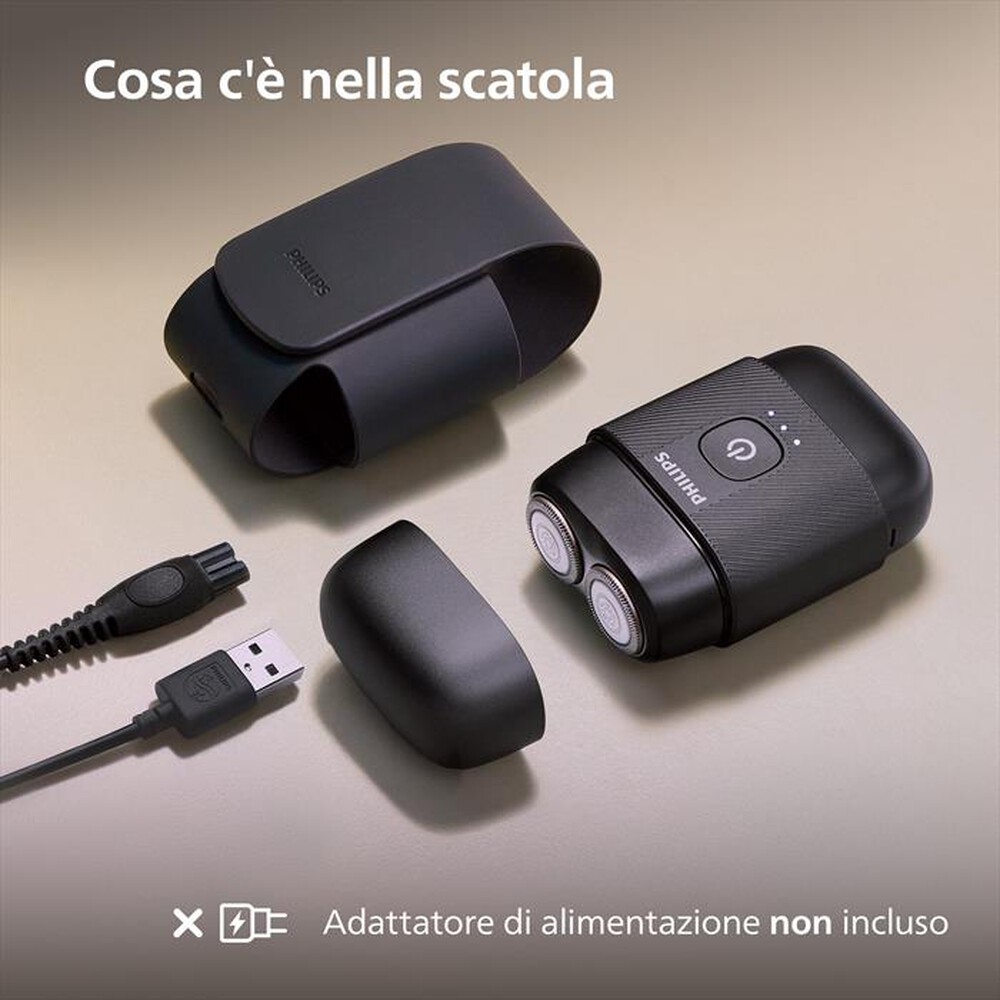 Immagine del prodotto PHILIPS - Rasoio elettrico Serie 500 S591/05-Metallic Black