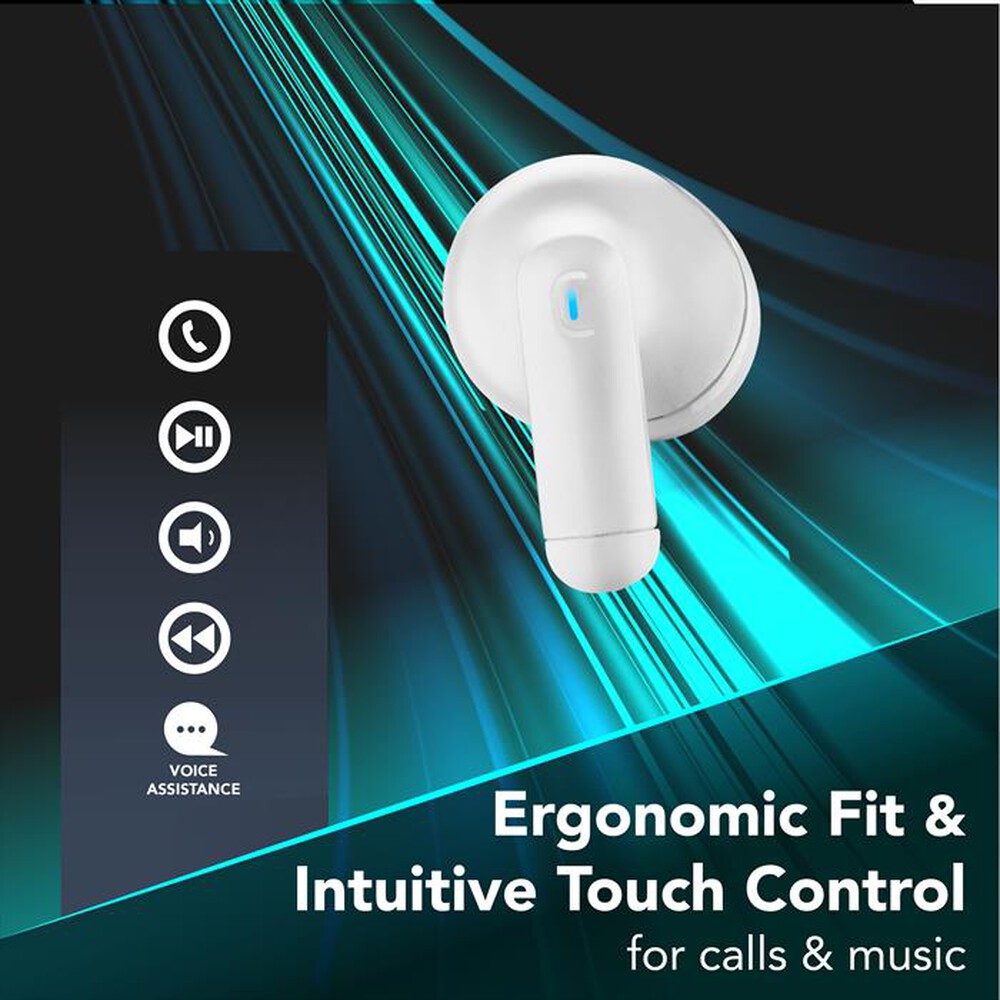 Immagine del prodotto CELLULARLINE - AURICOLARI WEAVY CAPSULE BLUETOOTH TECNOLOGIA TRU-Bianco