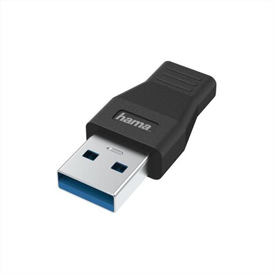 HAMA - ADATTATORE USB TYPE C-Nero/Silver