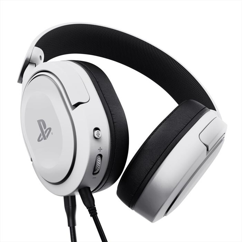 "TRUST - Cuffie gaming GXT498W per PS5-White/Black"