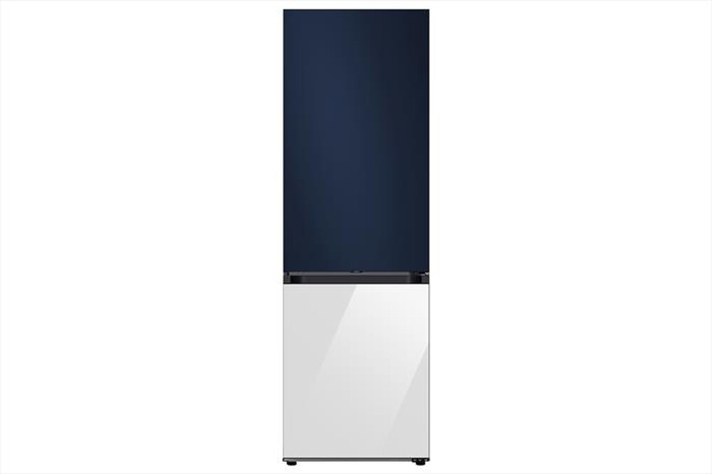 "SAMSUNG - Frigorifero combinato F-RB34D153412 BESPOKE-Satin Navy-Clean White"