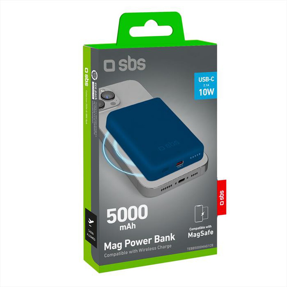 "SBS - Power bank TEBB5000MAG1CB-Blu"