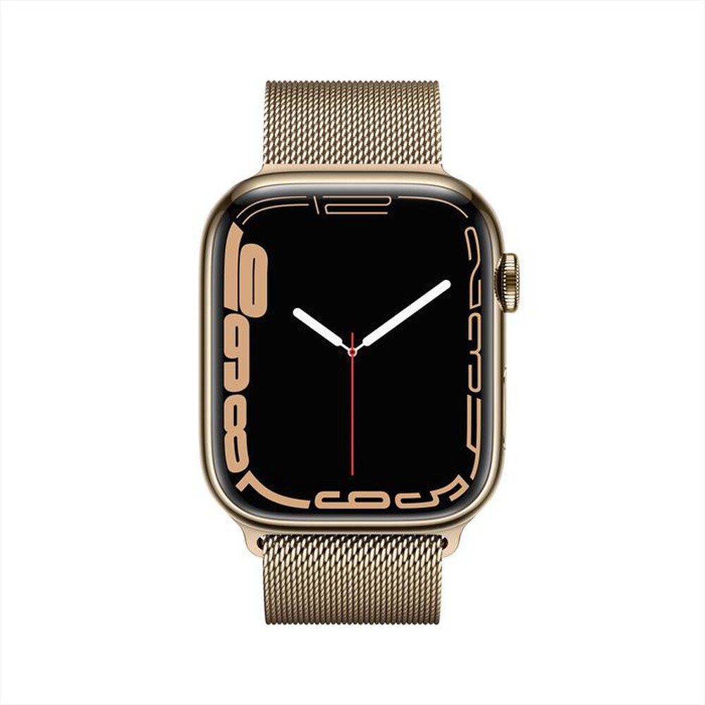 "APPLE - Watch Series 7 GPS+Cellular 45mm Acciaio-Maglia Milanese Oro"