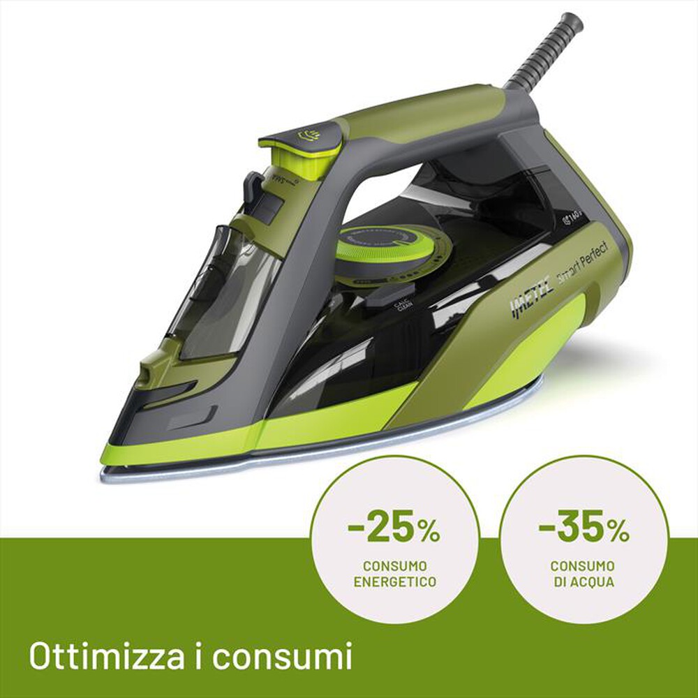 Immagine del prodotto IMETEC - Ferro a vapore SMART PERFECT-Verde/Grigio