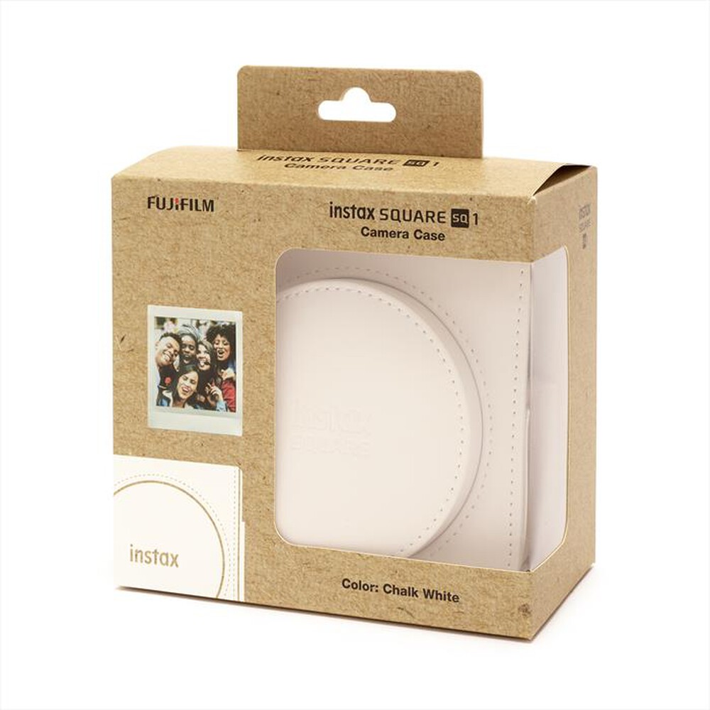 "FUJI - INSTAX SQ1 CAMERA CASE CHALK WHITE-White"