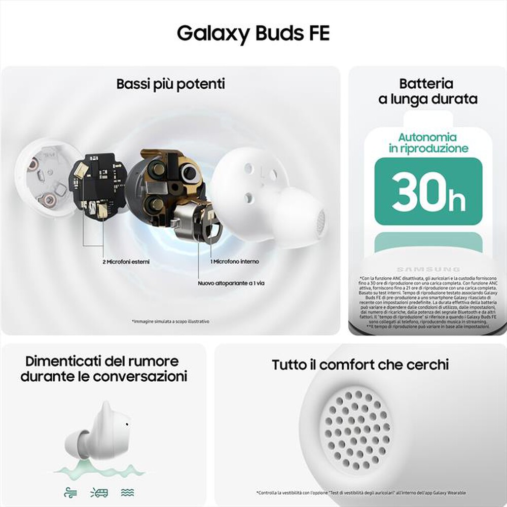 "SAMSUNG - Smartphone GALAXY S23 FE | BUDS FE-Graphite"