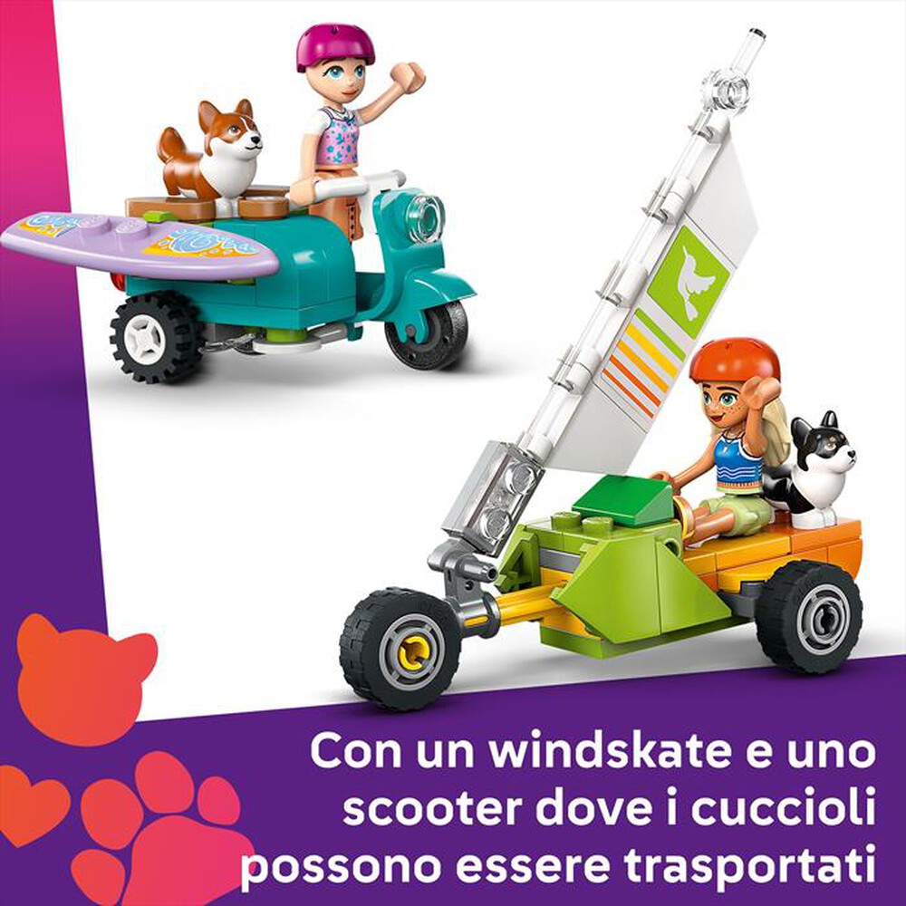 Immagine del prodotto LEGO - FRIENDS Avventure canine windskate e sidecar 42641